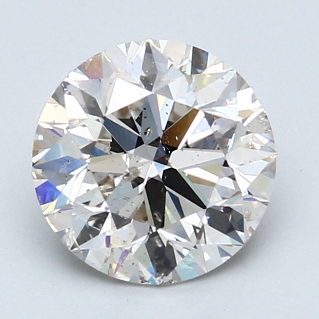 2.01 ct Round Natural Diamond : J / I1