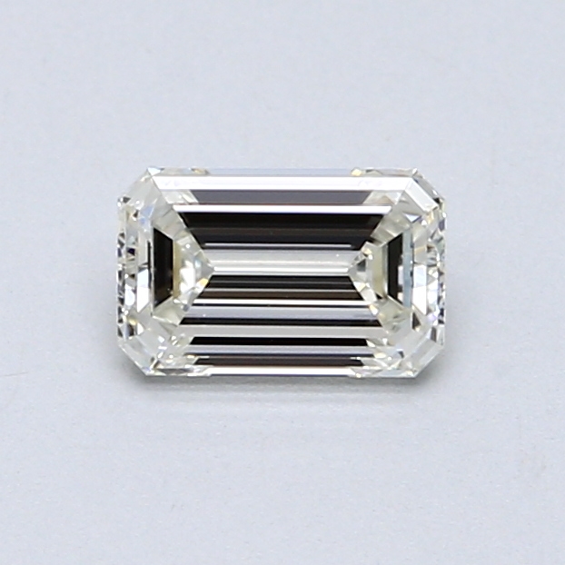 0.60 ct Emerald Cut Natural Diamond : J / VS1