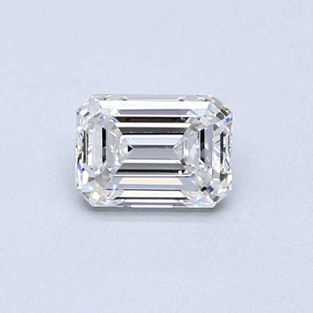 0.53 ct Emerald Cut Natural Diamond : E / VVS2