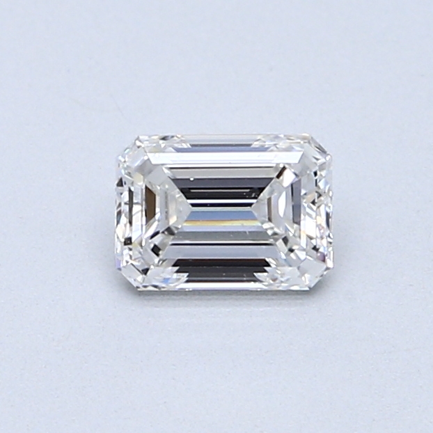 0.51 ct Emerald Cut Natural Diamond : F / VVS2