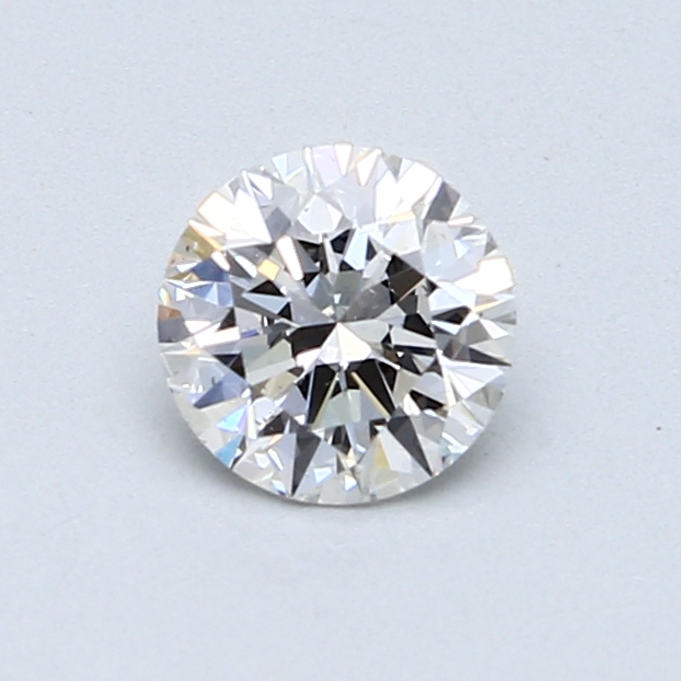 0.66 ct Round Natural Diamond : F / SI2