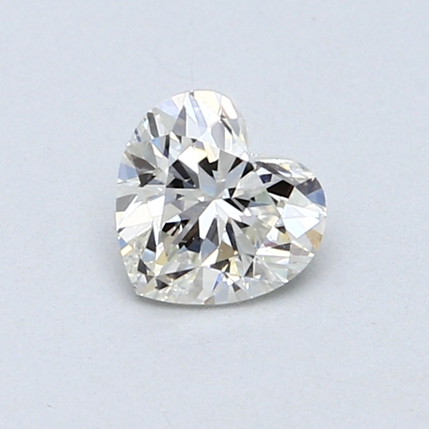 0.55 ct Heart Shape Natural Diamond : J / SI1