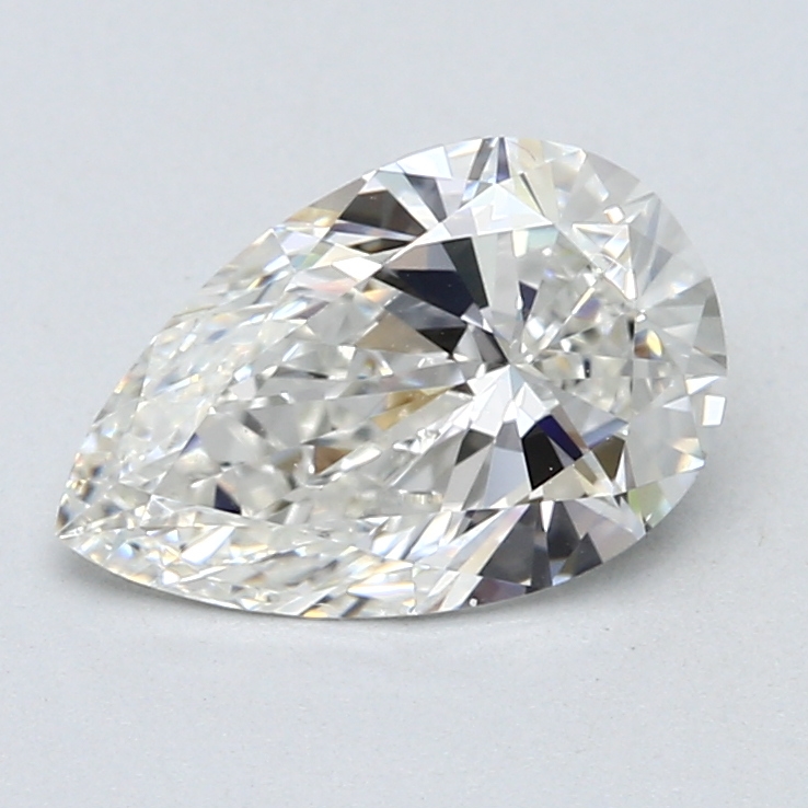 1.75 ct Pear Shape Natural Diamond : H / VS2