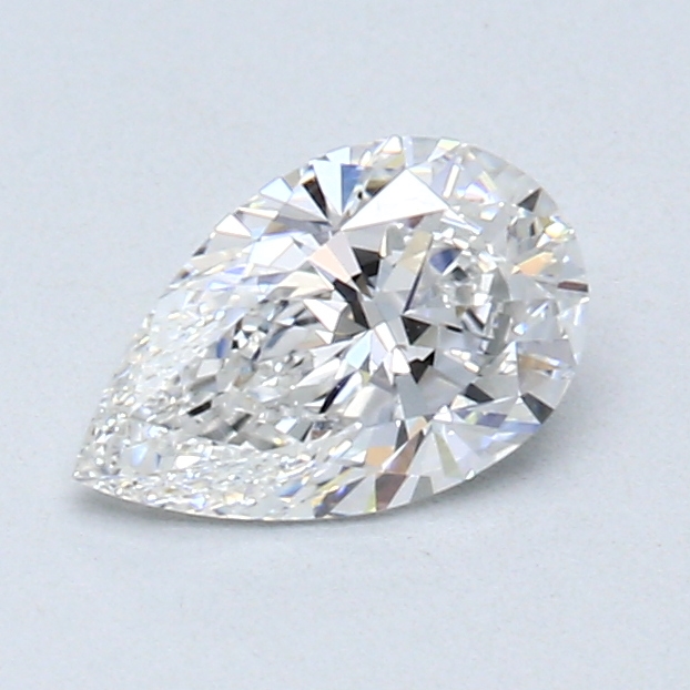 0.71 ct Pear Shape Natural Diamond : E / VVS2