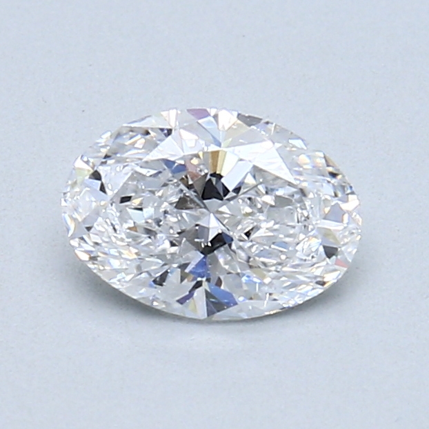 0.62 ct Oval Natural Diamond : D / SI2