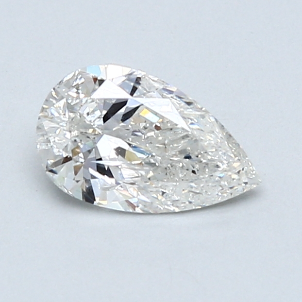 0.71 ct Pear Shape Natural Diamond : G / I2