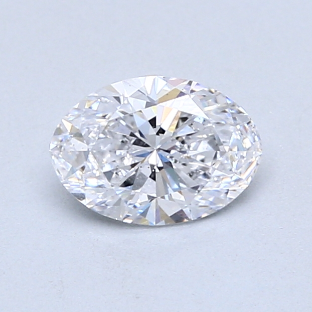 0.70 ct Oval Natural Diamond : D / SI1