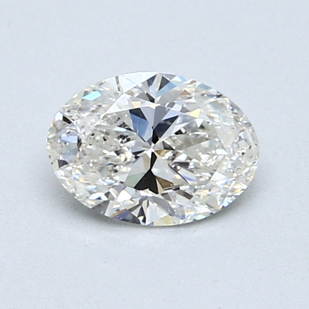 0.80 ct Oval Natural Diamond : J / SI2