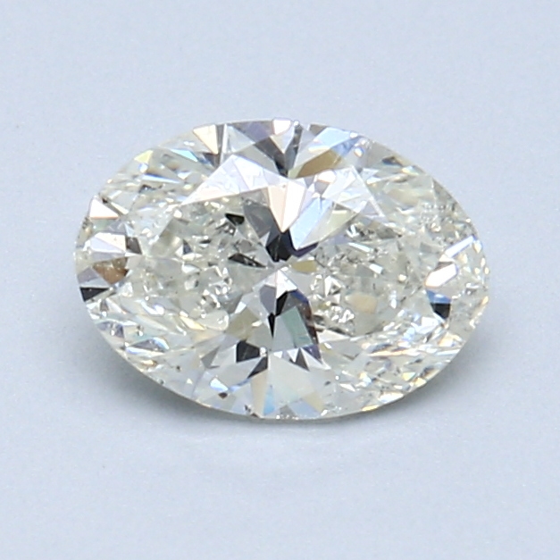 0.81 ct Oval Natural Diamond : J / SI2
