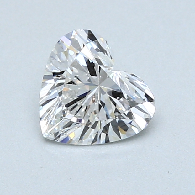 0.81 ct Heart Shape Natural Diamond : F / SI2