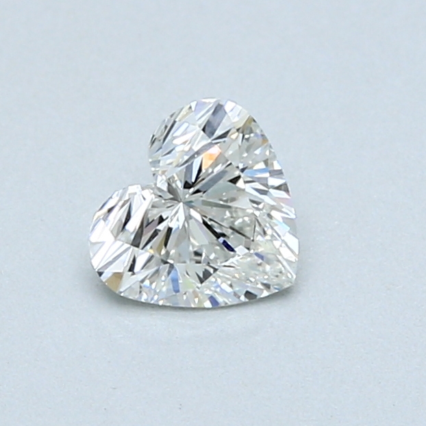 0.51 ct Heart Shape Natural Diamond : H / SI1