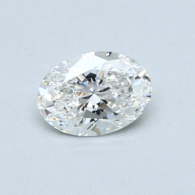0.50 ct Oval Natural Diamond : F / SI1