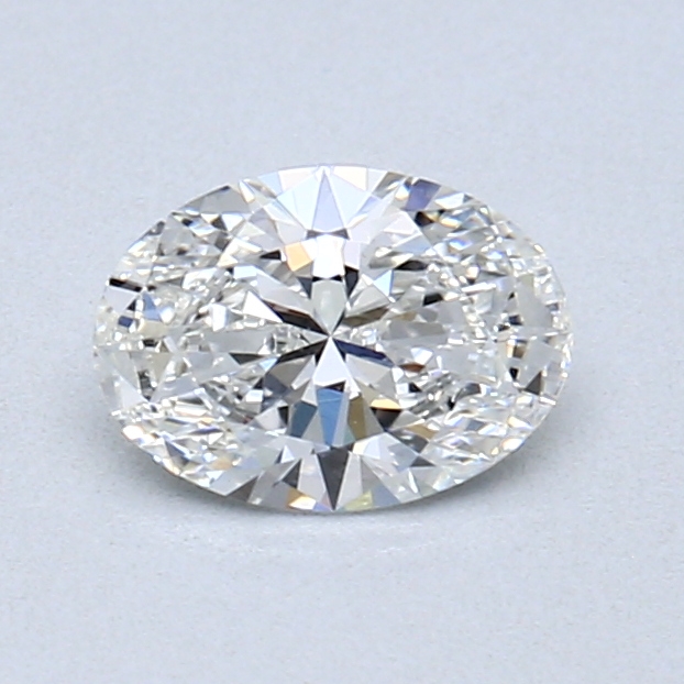 0.61 ct Oval Natural Diamond : F / SI1