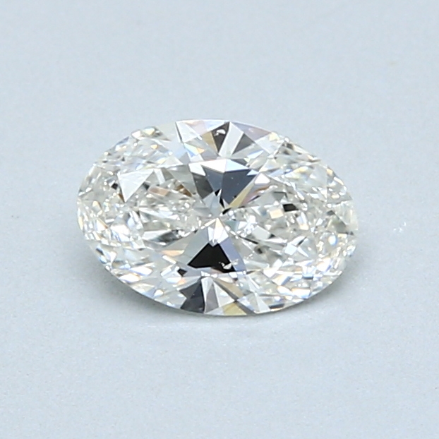 0.55 ct Oval Natural Diamond : H / SI1