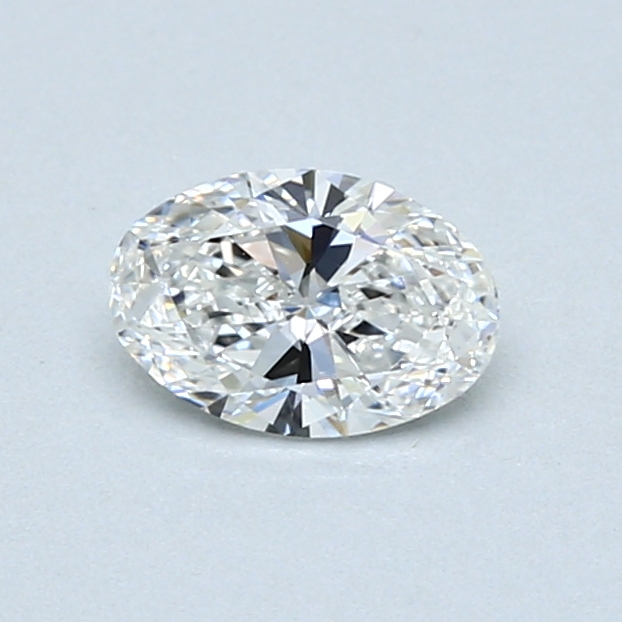 0.50 ct Oval Natural Diamond : F / SI1