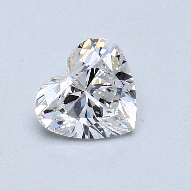 0.50 ct Heart Shape Natural Diamond : F / SI2