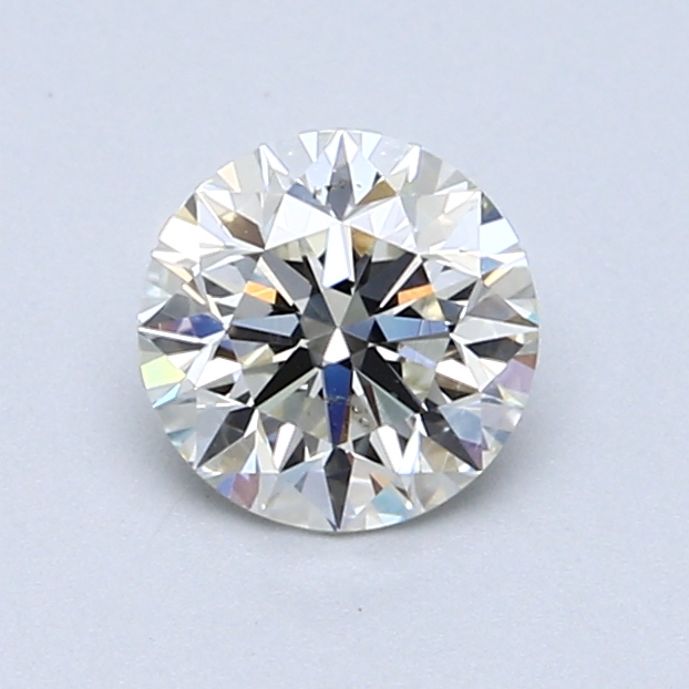 0.90 ct Round Natural Diamond : J / SI1