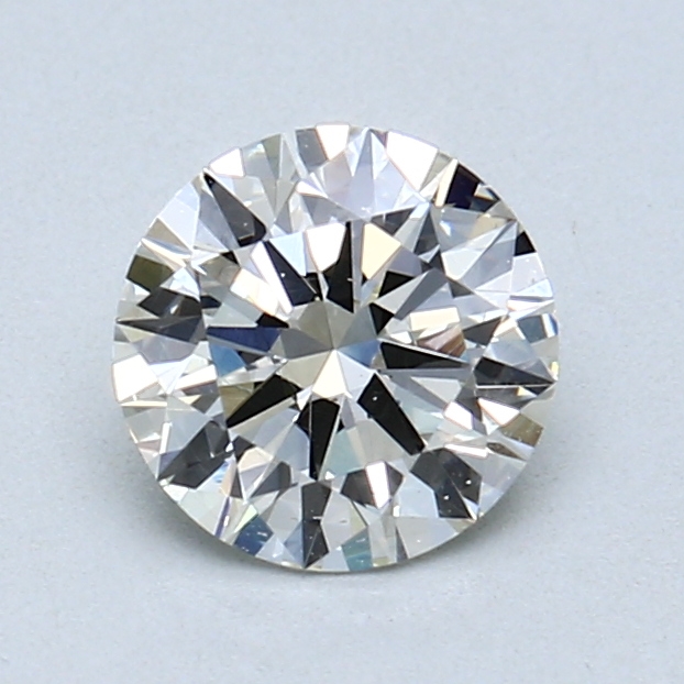 0.90 ct Round Natural Diamond : J / SI1