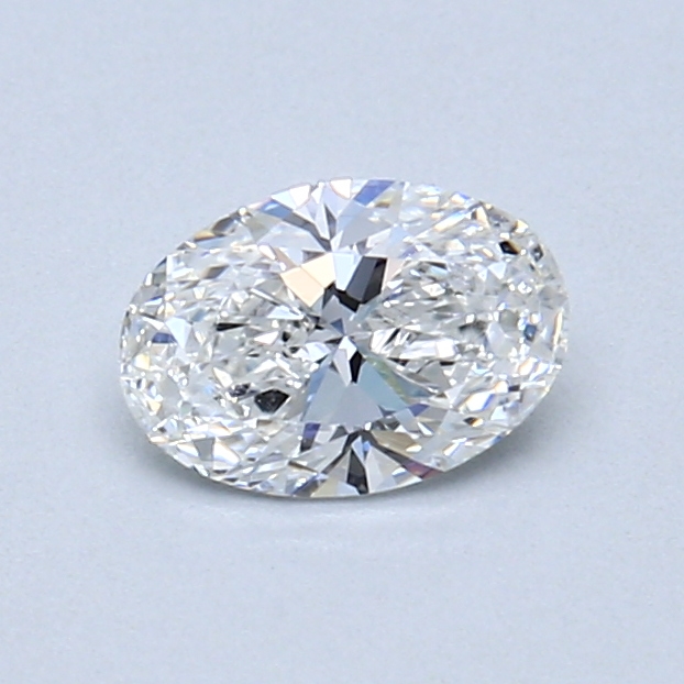 0.51 ct Oval Natural Diamond : F / SI1