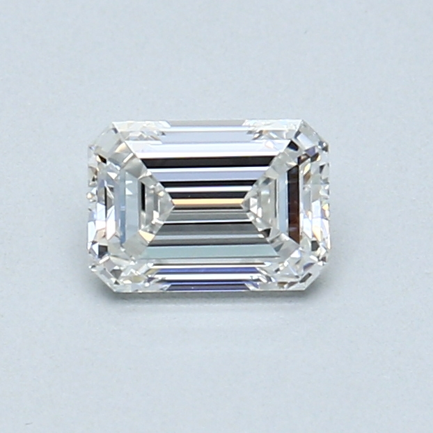 0.51 ct Emerald Cut Natural Diamond : F / VVS2