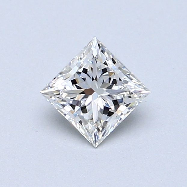 0.54 ct Princess Cut Natural Diamond : H / VS2