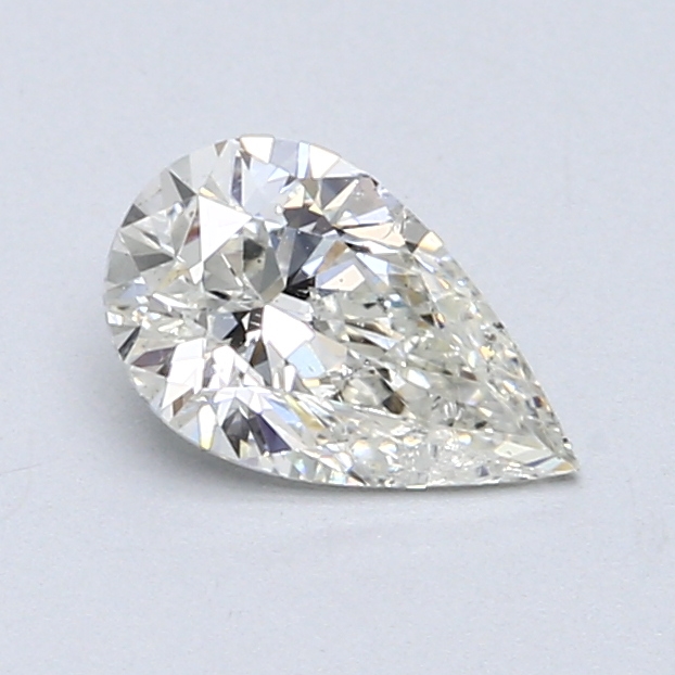 0.75 ct Pear Shape Natural Diamond : J / SI2