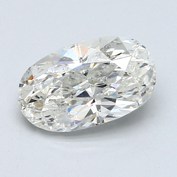 1.50 ct Oval Natural Diamond : J / SI2