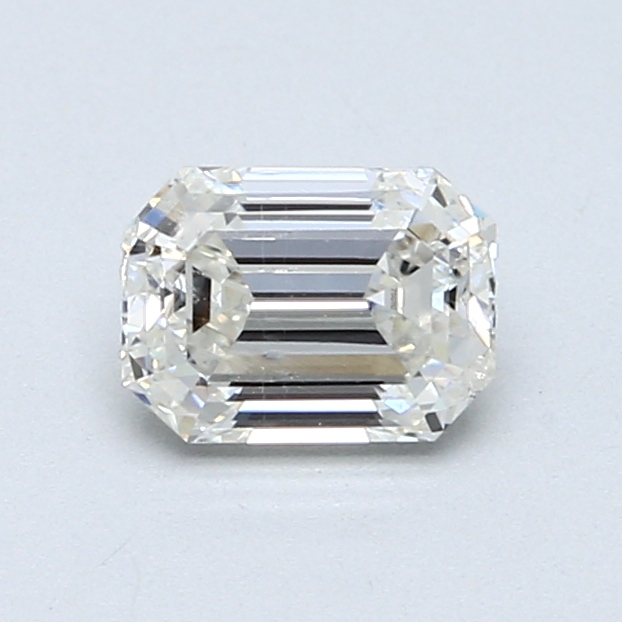 0.92 ct Emerald Cut Natural Diamond : H / SI2