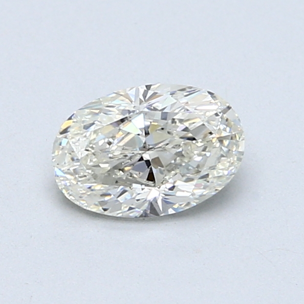 0.71 ct Oval Natural Diamond : J / SI1