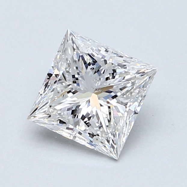 1.01 ct Princess Cut Natural Diamond : F / SI2
