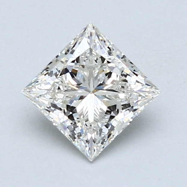 1.04 ct Princess Cut Natural Diamond : H / SI2