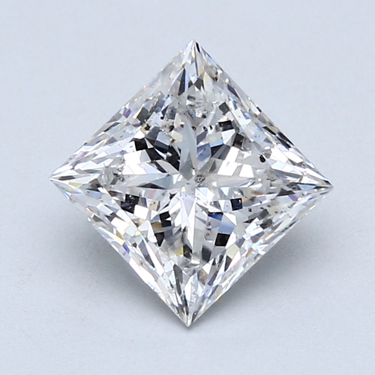 2.03 ct Princess Cut Natural Diamond : F / I1