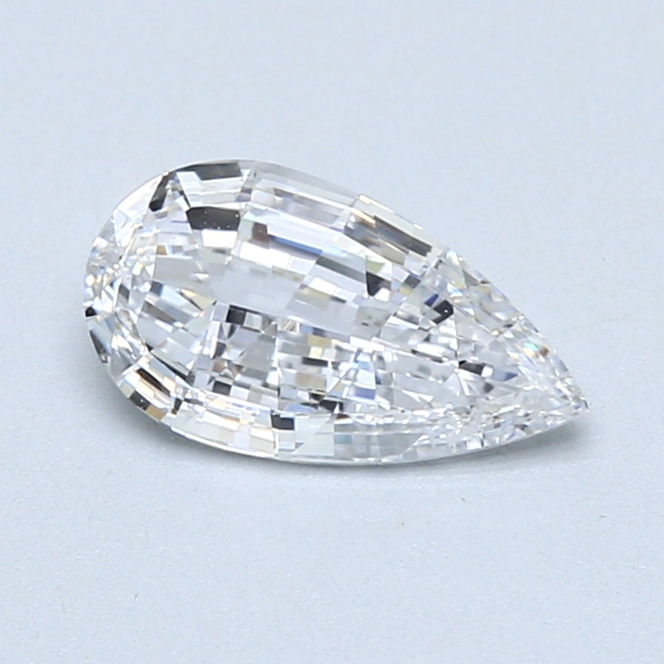 0.91 ct Pear Shape Natural Diamond : D / VVS2