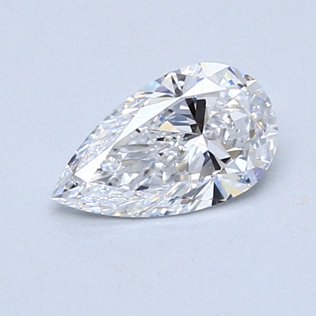 0.61 ct Pear Shape Natural Diamond : D / VVS2