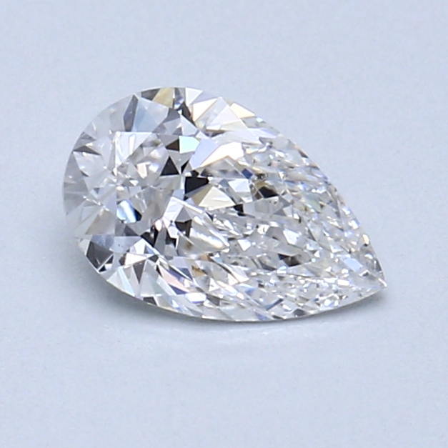 0.61 ct Pear Shape Natural Diamond : D / SI1