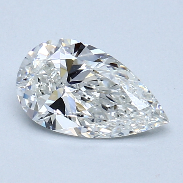 0.75 ct Pear Shape Natural Diamond : H / VVS2