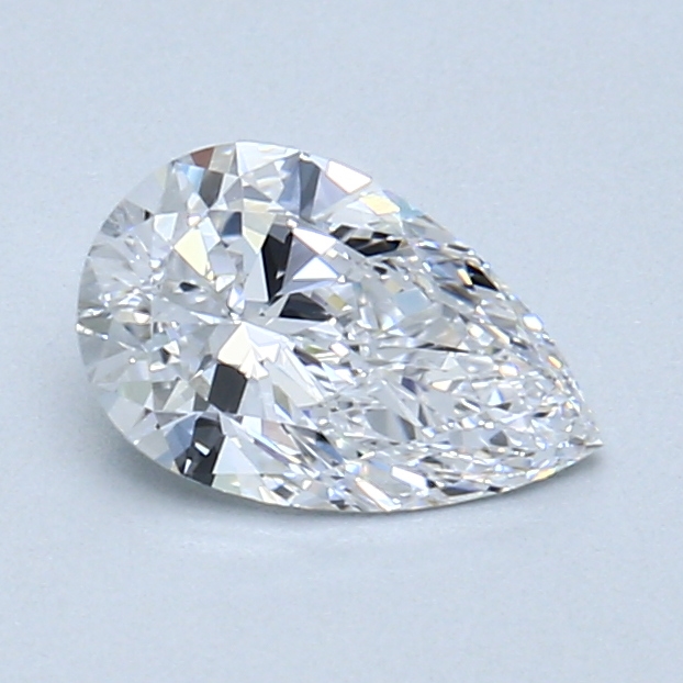 0.66 ct Pear Shape Natural Diamond : D / VVS2