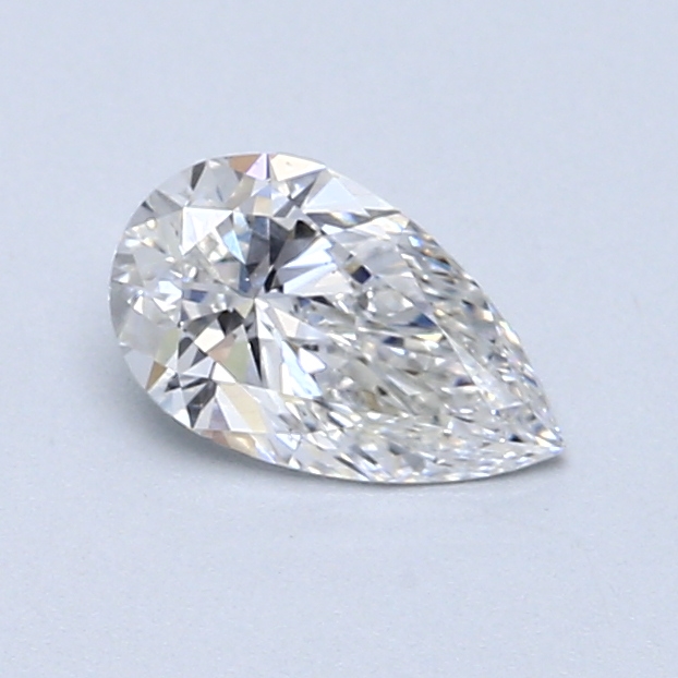 0.60 ct Pear Shape Natural Diamond : F / SI2