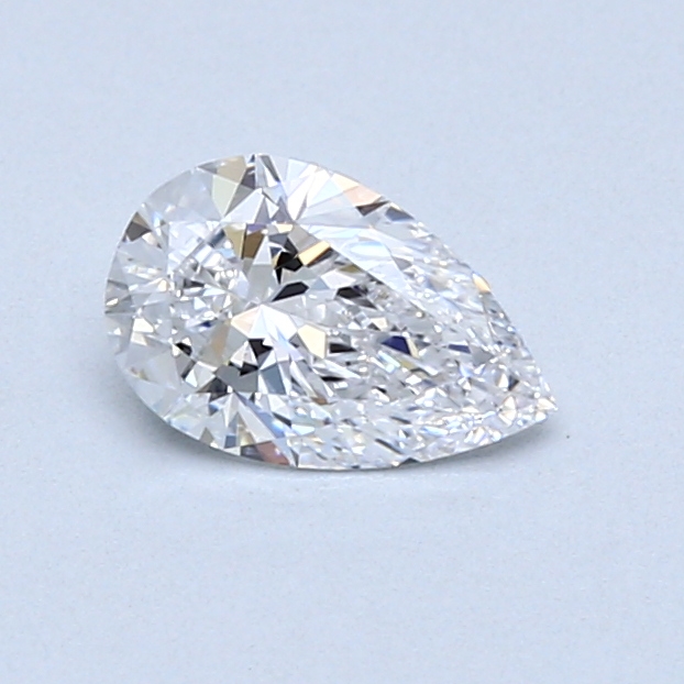 0.53 ct Pear Shape Natural Diamond : D / VS2