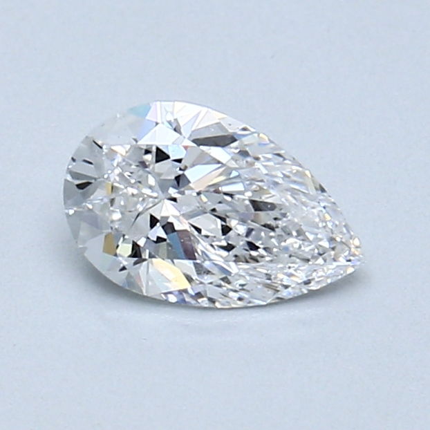 0.51 ct Pear Shape Natural Diamond : D / SI1