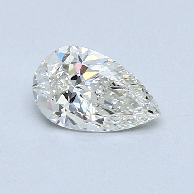 0.53 ct Pear Shape Natural Diamond : H / SI1