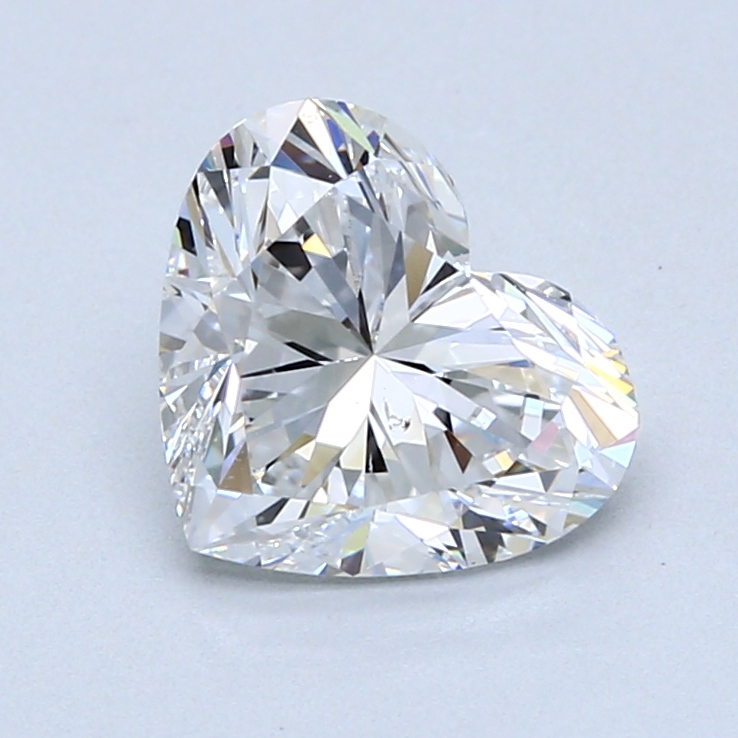 2.01 ct Heart Shape Natural Diamond : E / VS2