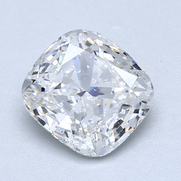 2.02 ct Cushion Cut Natural Diamond : E / SI1