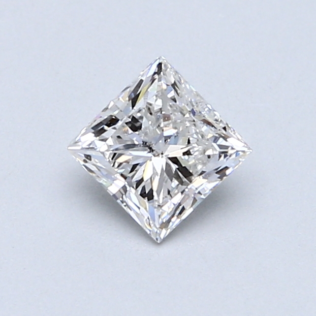 0.61 ct Princess Cut Natural Diamond : F / I1