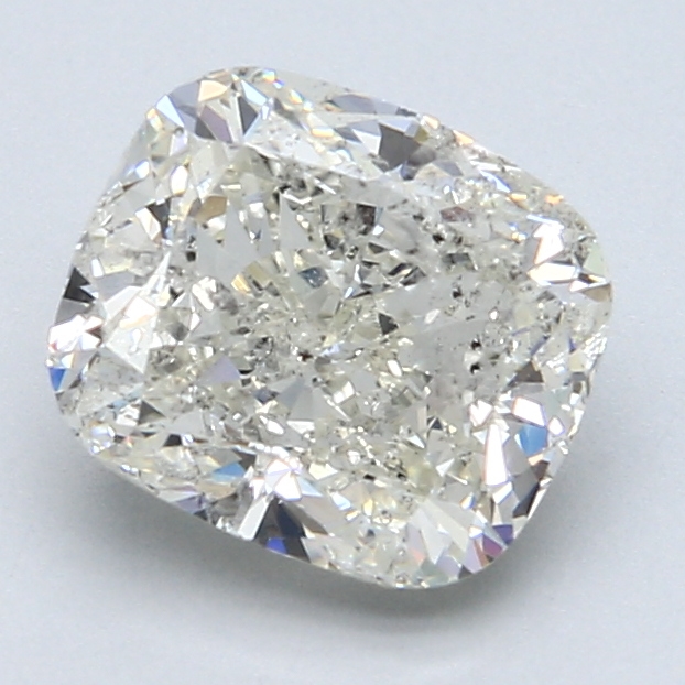 2.50 ct Cushion Cut Natural Diamond : I / SI2