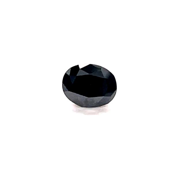 1.03 ct Oval Natural Diamond : Fancy Black