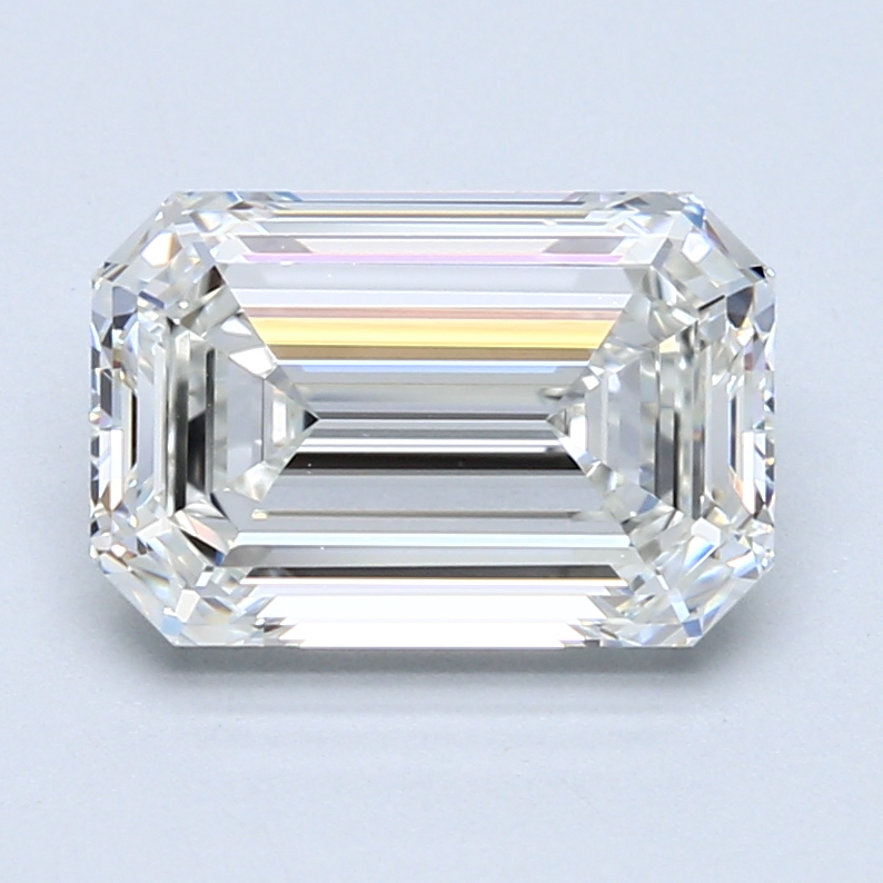 3.09 ct Emerald Cut Diamond : G / IF