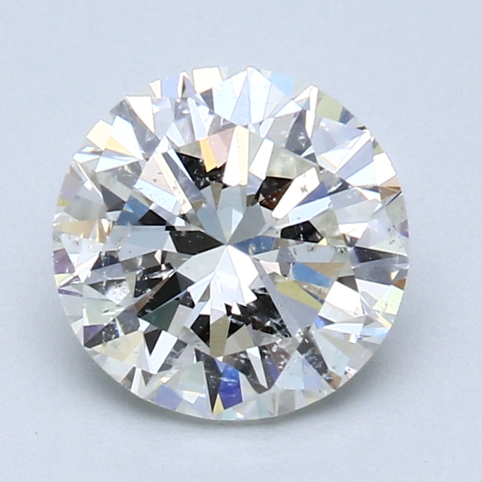 1.79 ct Round Natural Diamond : J / SI2
