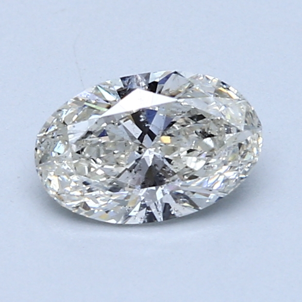 0.90 ct Oval Diamond : J / SI2