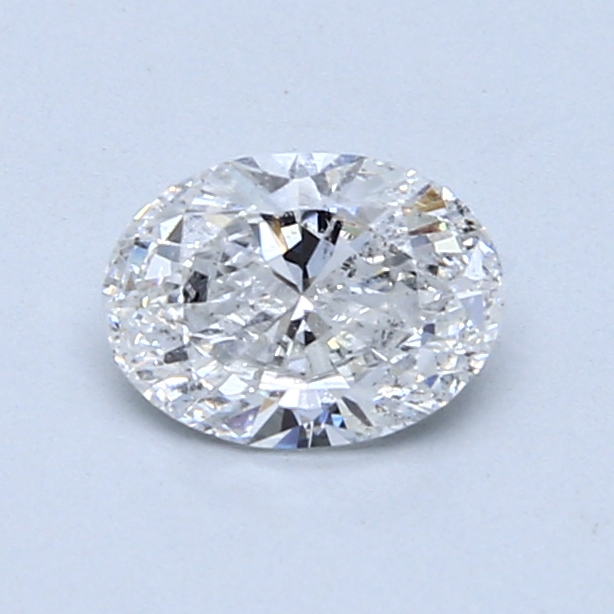 0.71 ct Oval Natural Diamond : D / SI2